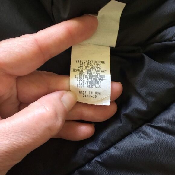 Nils Women’s Vintage 90s Black Print Ski Winter Jacket - Picture 6 of 7